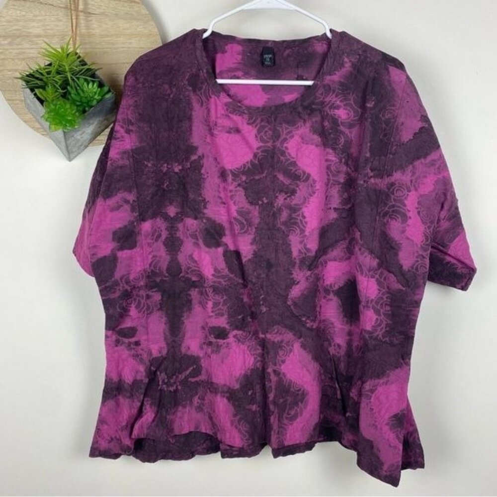 Dress To Kill Purple TieDye top OSFA